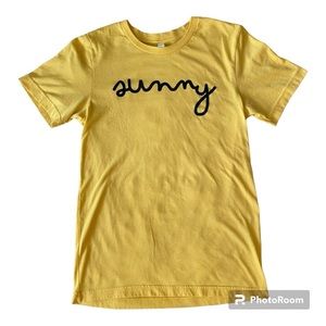 Bella Canvas Brand Yellow Sunny Graphic Tee